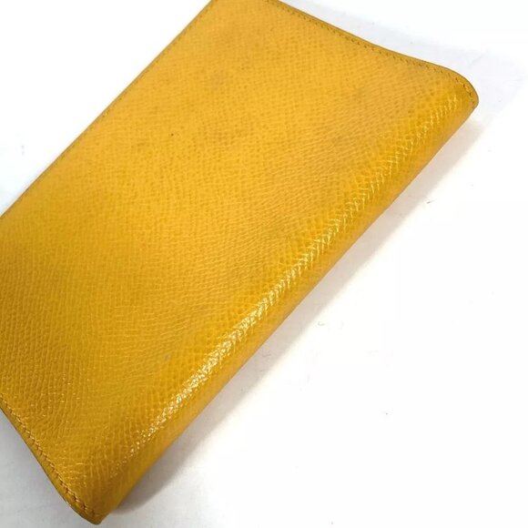 HERMES AgendaPM System notebook stationery Notebook cover Leather yellow - Picture 6 of 10
